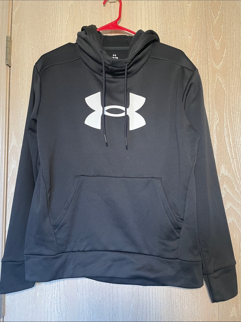 Under Armour Black Hoodie with White Logo